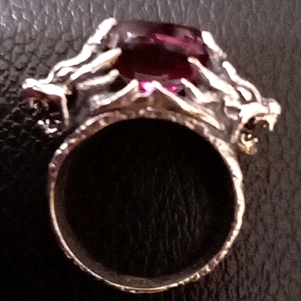 🐲BALI LEGACY WATERMELON QUARTZ DRAGON RING🐲 - Picture 5 of 13